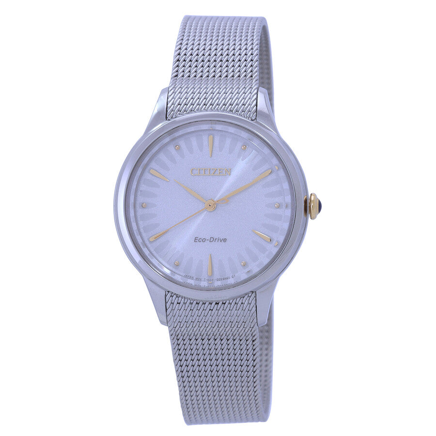 Citizen L Series Eco-Drive Silver Dial Ladies Watch EM0814-83A - Dawson Watches