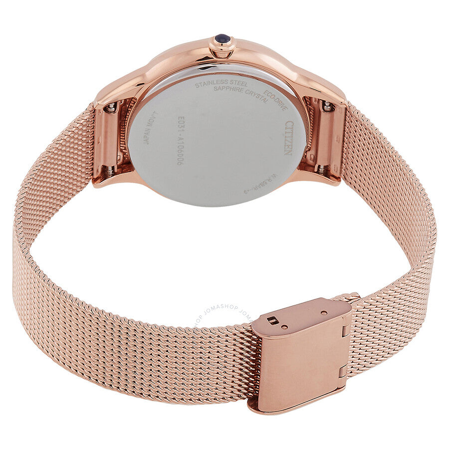 Citizen L Series Eco-Drive White Dial Ladies Watch EM1153-88A - Dawson Watches #3