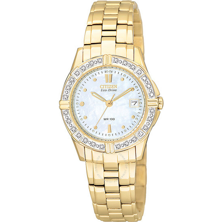 Citizen Ladies Eco Drive Miramar Diamond Watch EW1392-50D - Dawson Watches