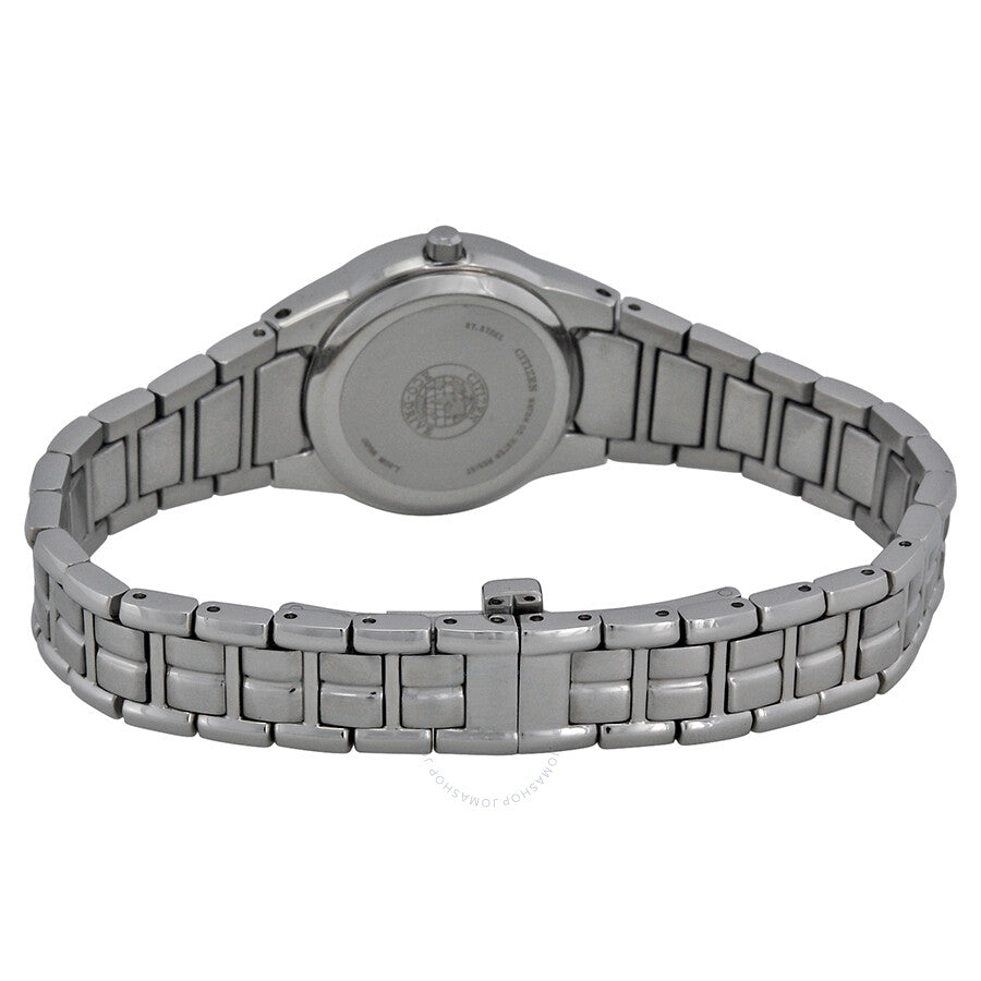 Citizen Eco Drive Black Dial Stainless Steel Ladies Watch EW1410-50E - Dawson Watches #3