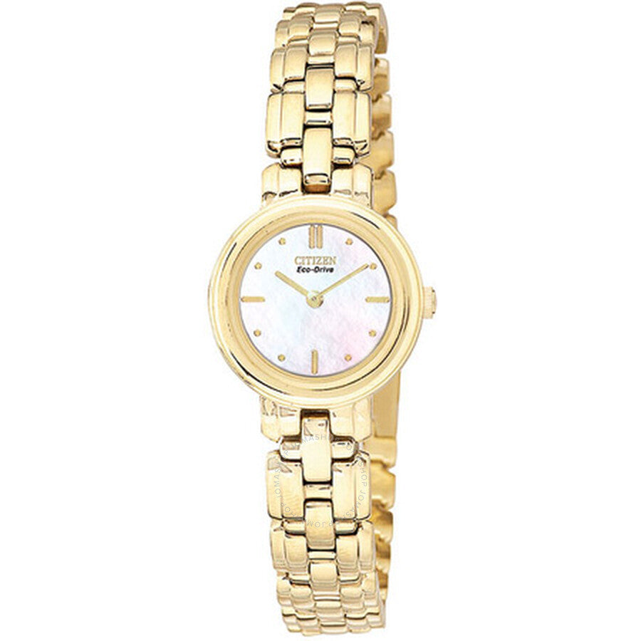 Citizen Ladies Eco-Drive Silhouette Gold-Tone Watch EW9132-57D - Dawson Watches