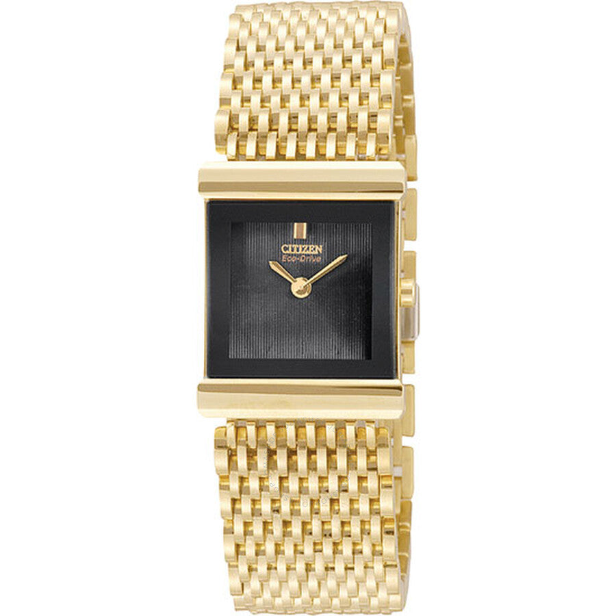 Citizen Ladies Gold-Tone Silhouette Eco-Drive Watch EW8602-51E - Dawson Watches