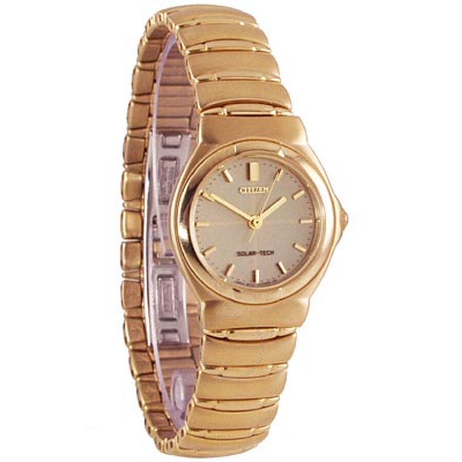 Citizen Ladies Gold-Tone Solar-Tech Watch EP8092-59P - Dawson Watches
