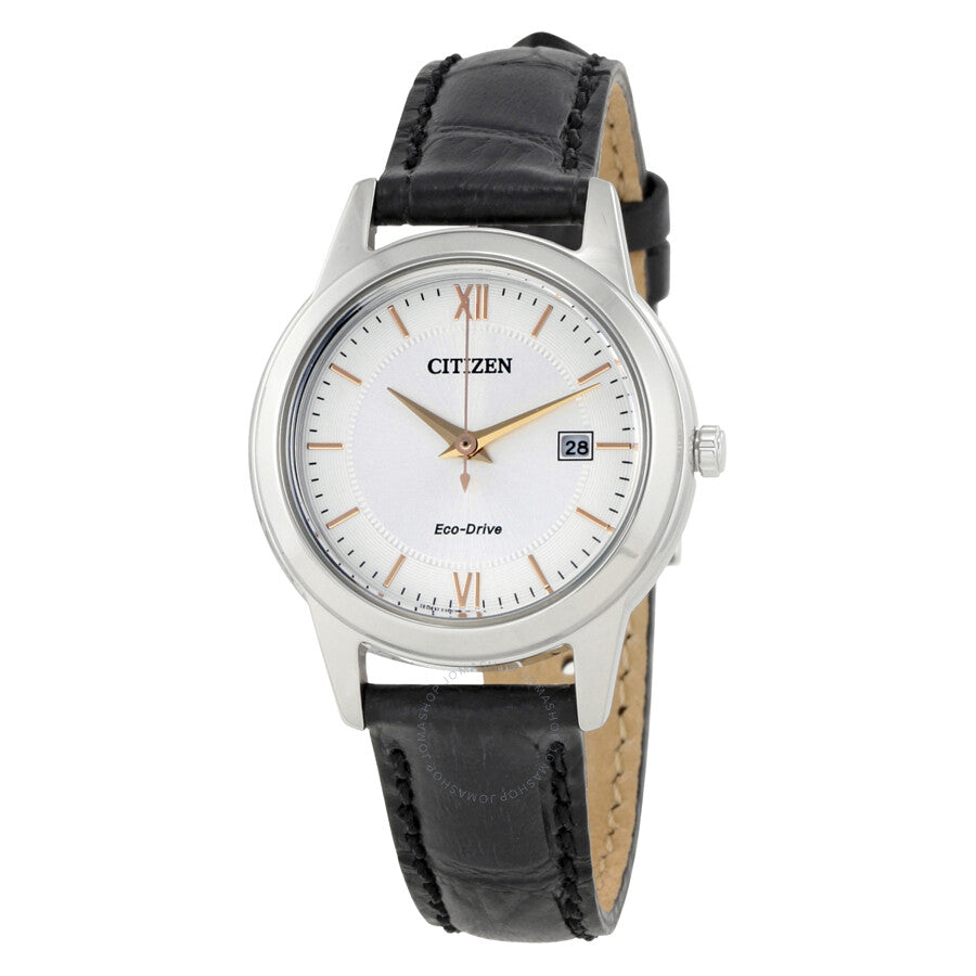 Citizen Eco-Drive Silver Dial Ladies Watch FE1086-04A - Dawson Watches