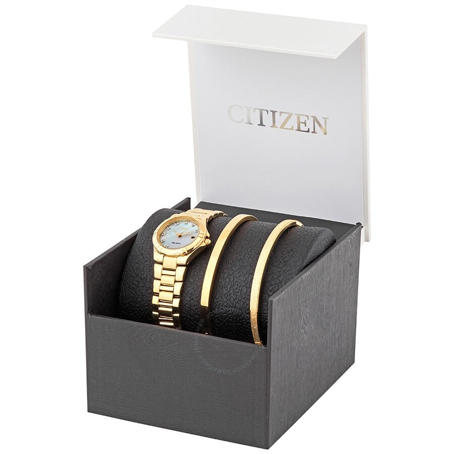 Citizen Eco-Drive Crystal Ladies Watch EW1532-61D - Dawson Watches #4