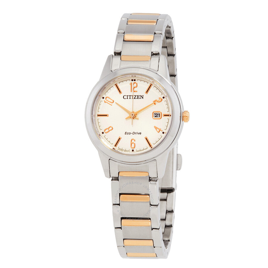 Citizen Lady Copper Dial Two-Tone Watch FE1244-72A - Dawson Watches