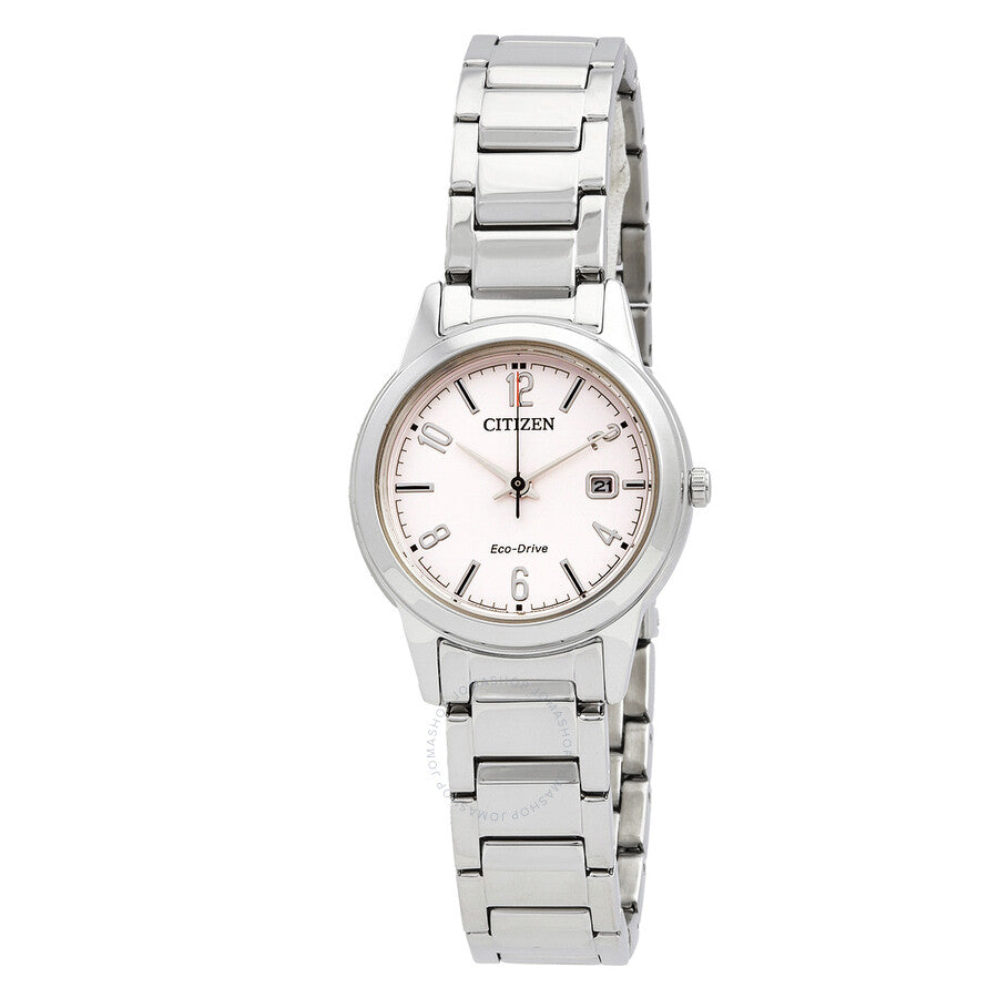 Citizen Lady Eco-Drive Pink Dial Watch FE1241-71Z - Dawson Watches