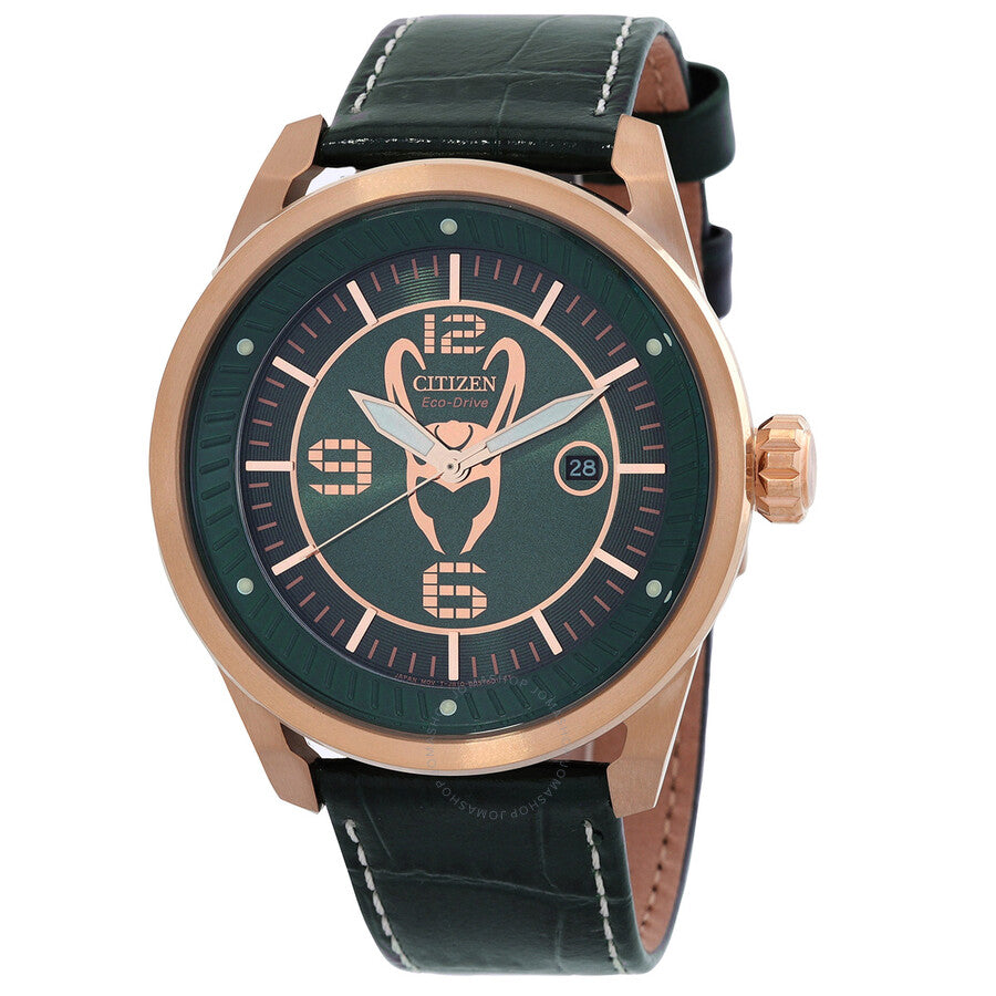 Citizen Loki Marvel Green Dial Men's Watch AW1363-06W - Dawson Watches