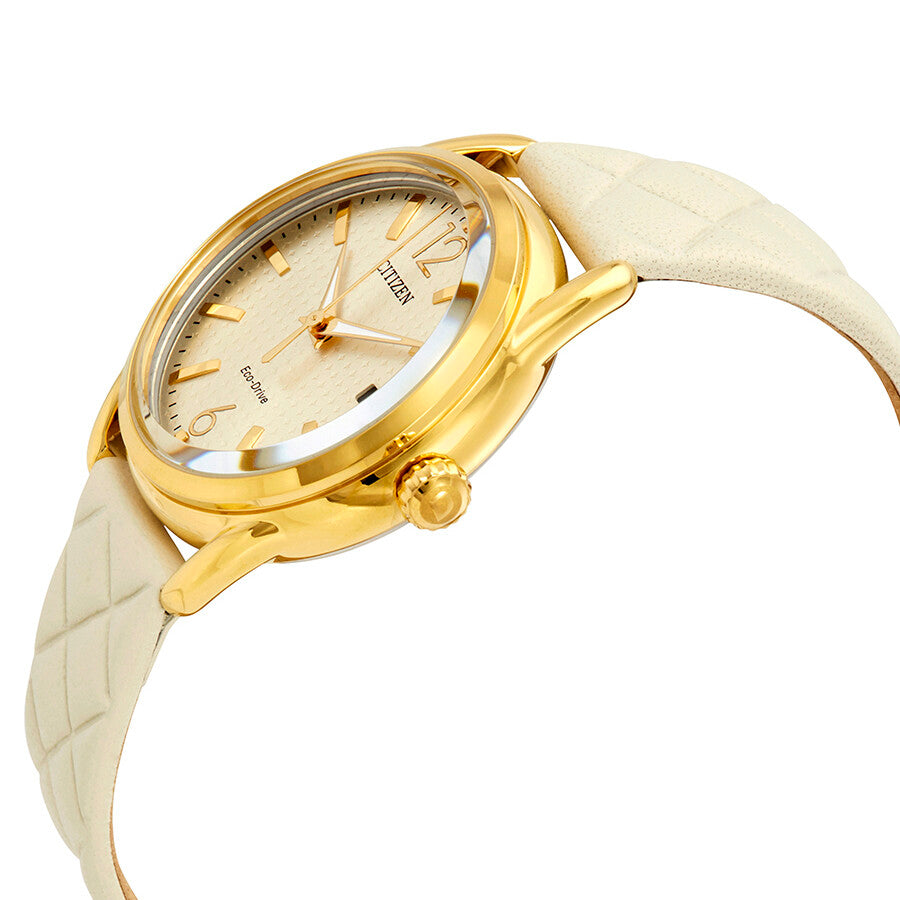 Citizen LTR - Long Term Relationship Champagne Dial Eco-Drive Ladies Watch FE6082-08P - Dawson Watches #2