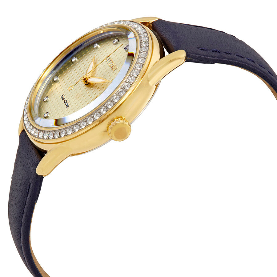 Citizen LTR Crystal Champagne Dial Ladies Watch FE6112-09P - Dawson Watches #2