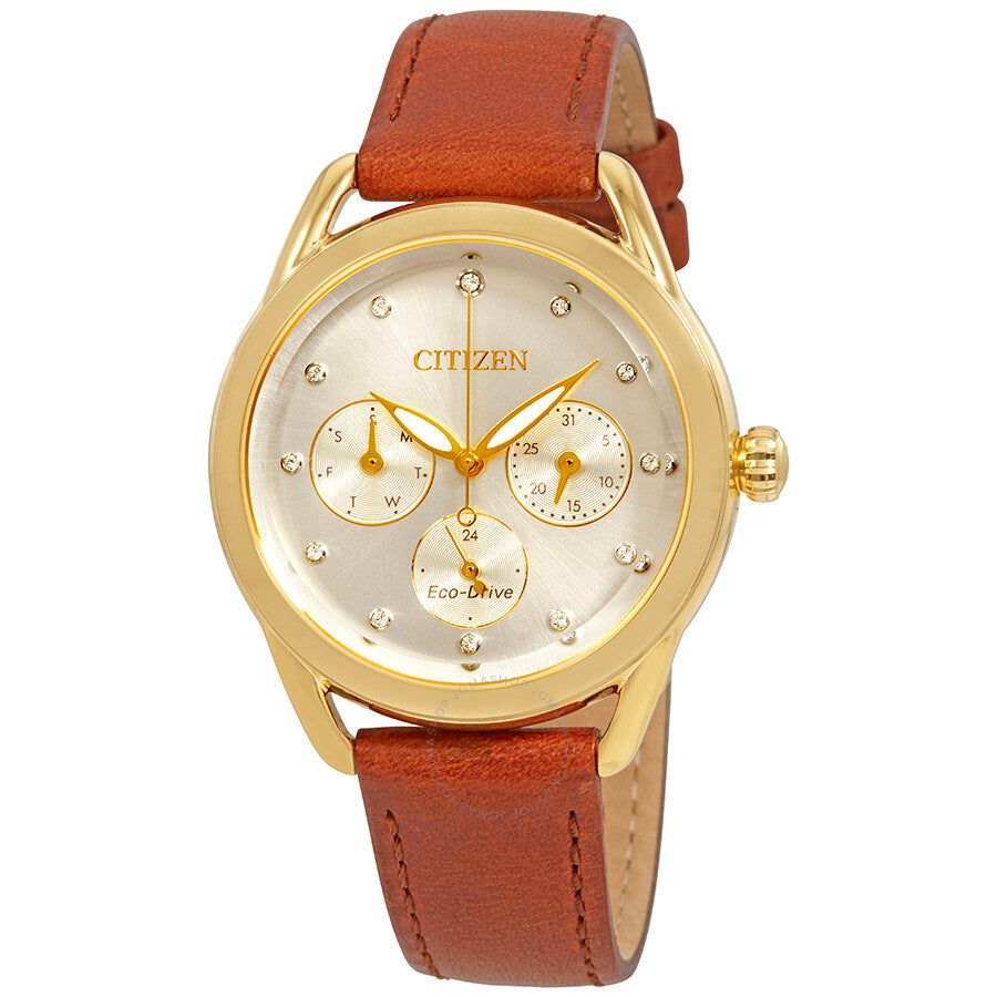 Citizen LTR Crystal White Dial Ladies Watch FD2052-07A - Dawson Watches