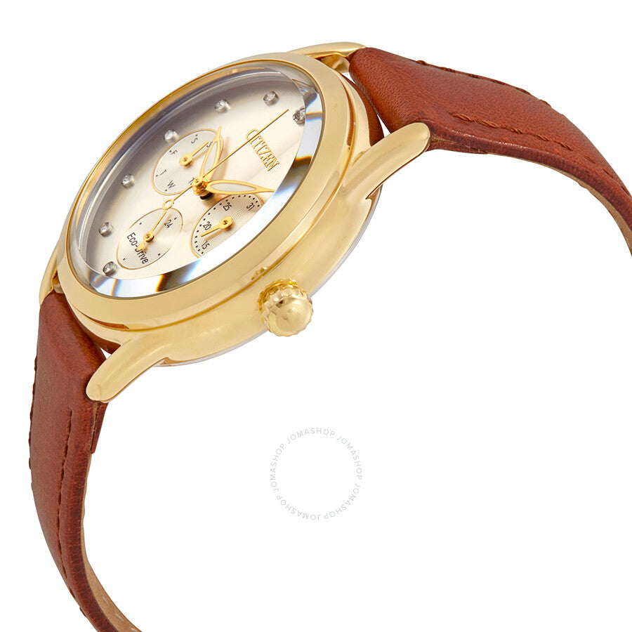 Citizen LTR Crystal White Dial Ladies Watch FD2052-07A - Dawson Watches #2