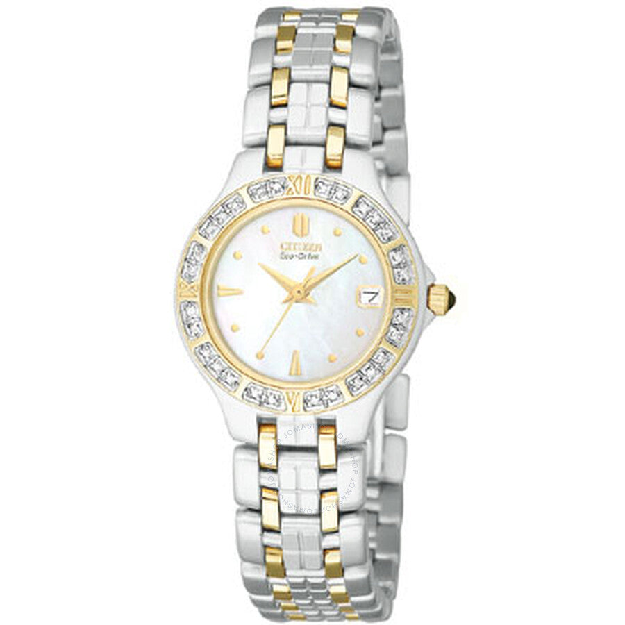 Citizen Lucca Diamond Two-Tone Ladies Watch EW0694-56D - Dawson Watches