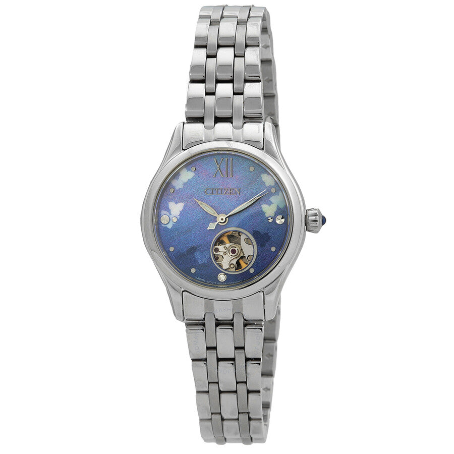 Citizen Luna Automatic Blue Dial Ladies Watch PR1040-88N - Dawson Watches