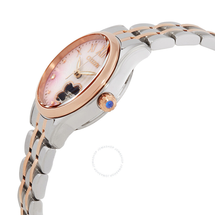 Citizen Luna Automatic Crystal Pink Dial Two-Tone Ladies Watch PR1044-87Y - Dawson Watches #2