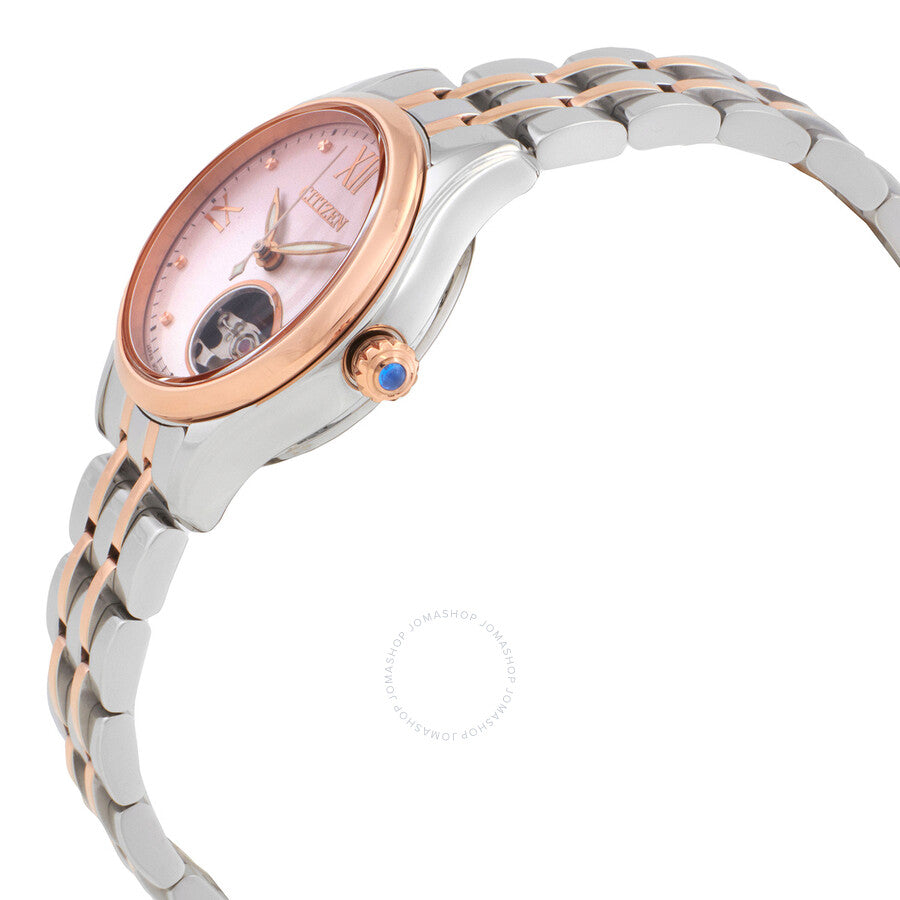 Citizen Luna Automatic Pink Dial Two-Tone Ladies Watch PR1044-87X - Dawson Watches #2