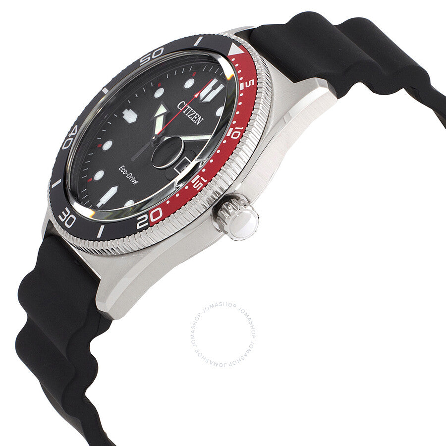 Citizen Marine Black Dial Eco-Drive Men's Watch AW1769-10E - Dawson Watches #2