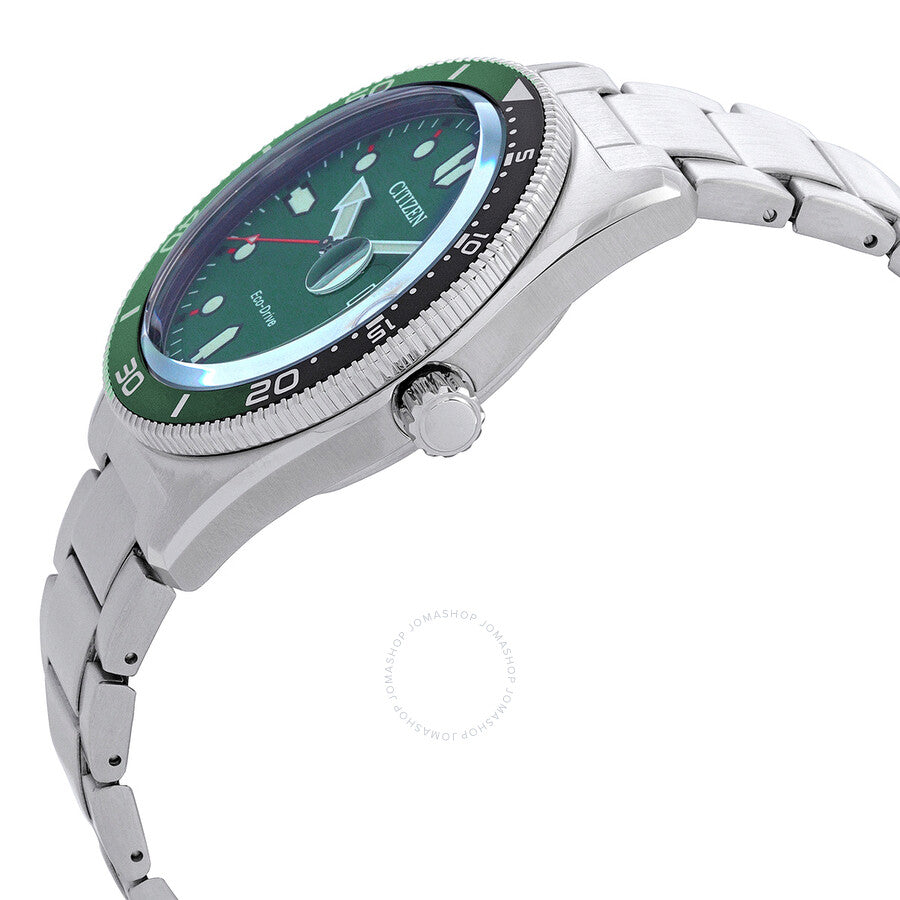 Citizen Marine Eco-Drive Green Dial Men's Watch AW1768-80X - Dawson Watches #2