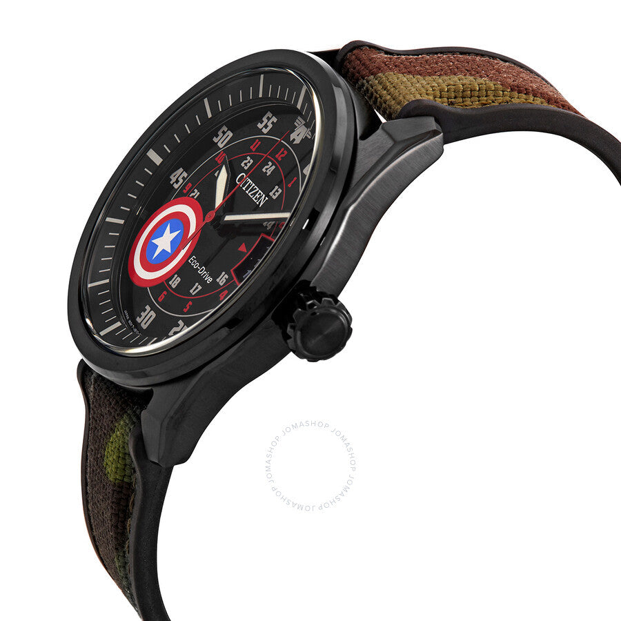 Citizen Marvel Captain America Grey Dial Watch AW1367-05W - Dawson Watches #2