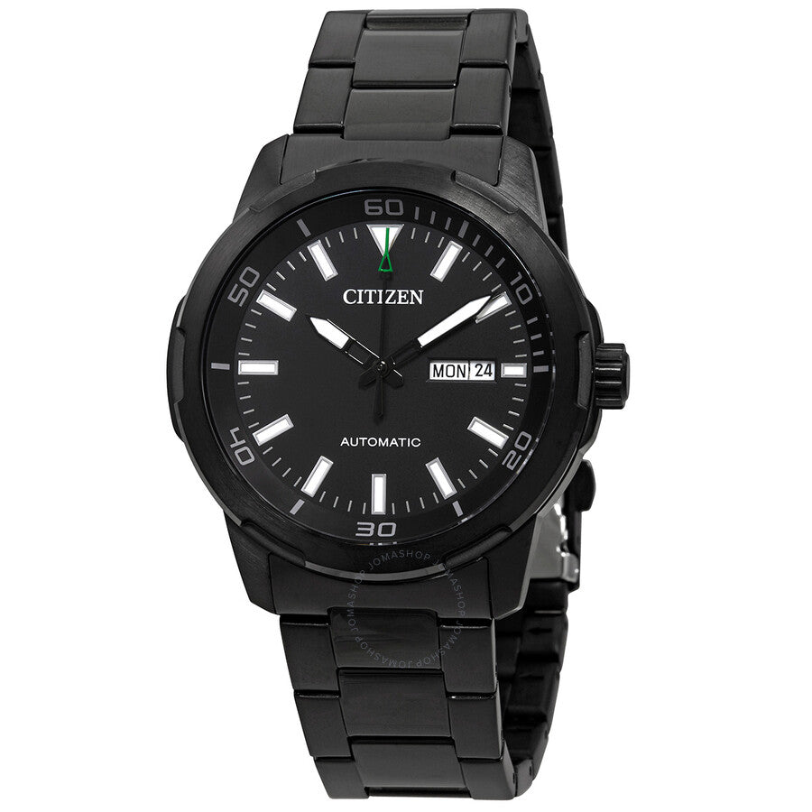 Citizen Mechanical Automatic Black Dial Men's Watch NH8375-82E - Dawson Watches
