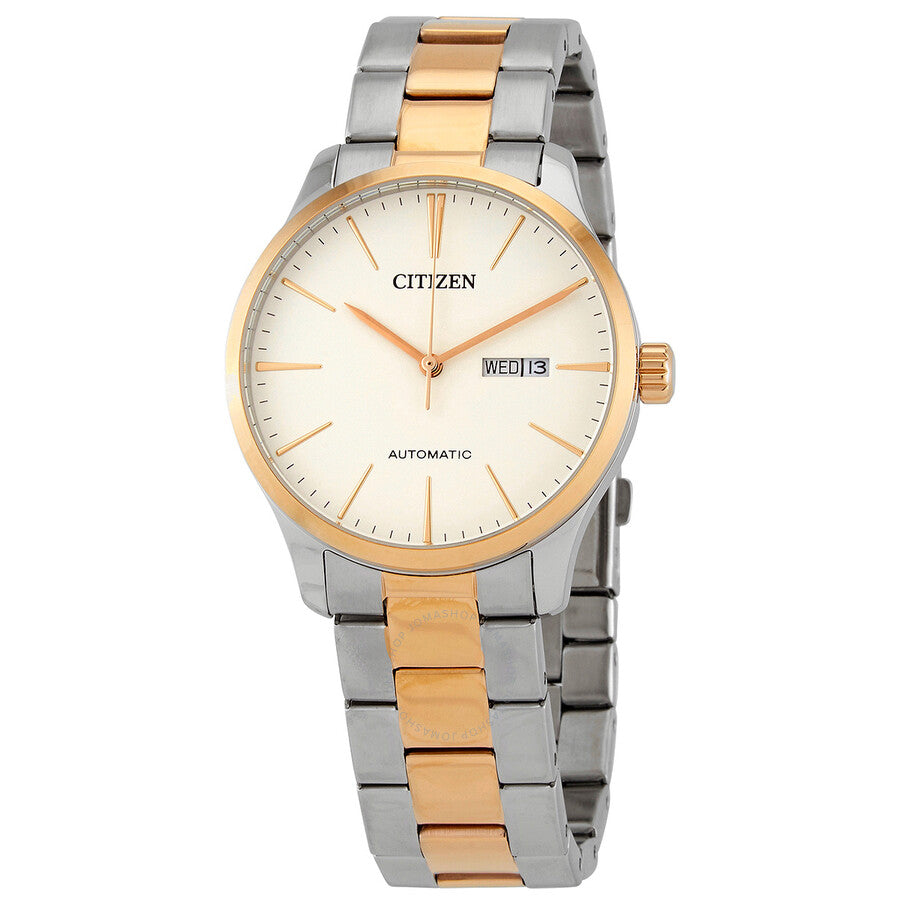 Citizen Mechanical Automatic Ivory Dial Men's Watch NH8356-87A - Dawson Watches