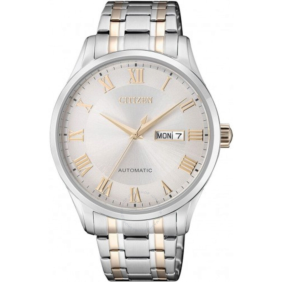 Citizen Mechanical Automatic Silver Dial Two-tone Men's Watch NH8366-83A - Dawson Watches