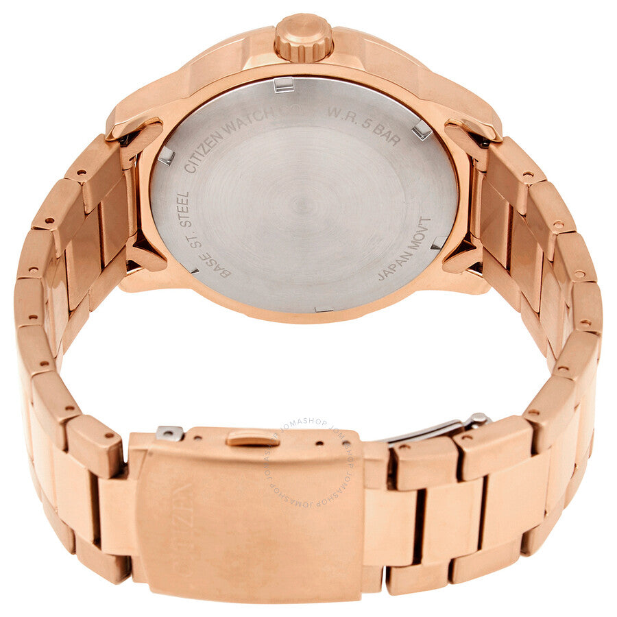 Citizen Mechanical Automatic White Dial Rose Gold-tone Men's Watch NH8373-88A - Dawson Watches #3