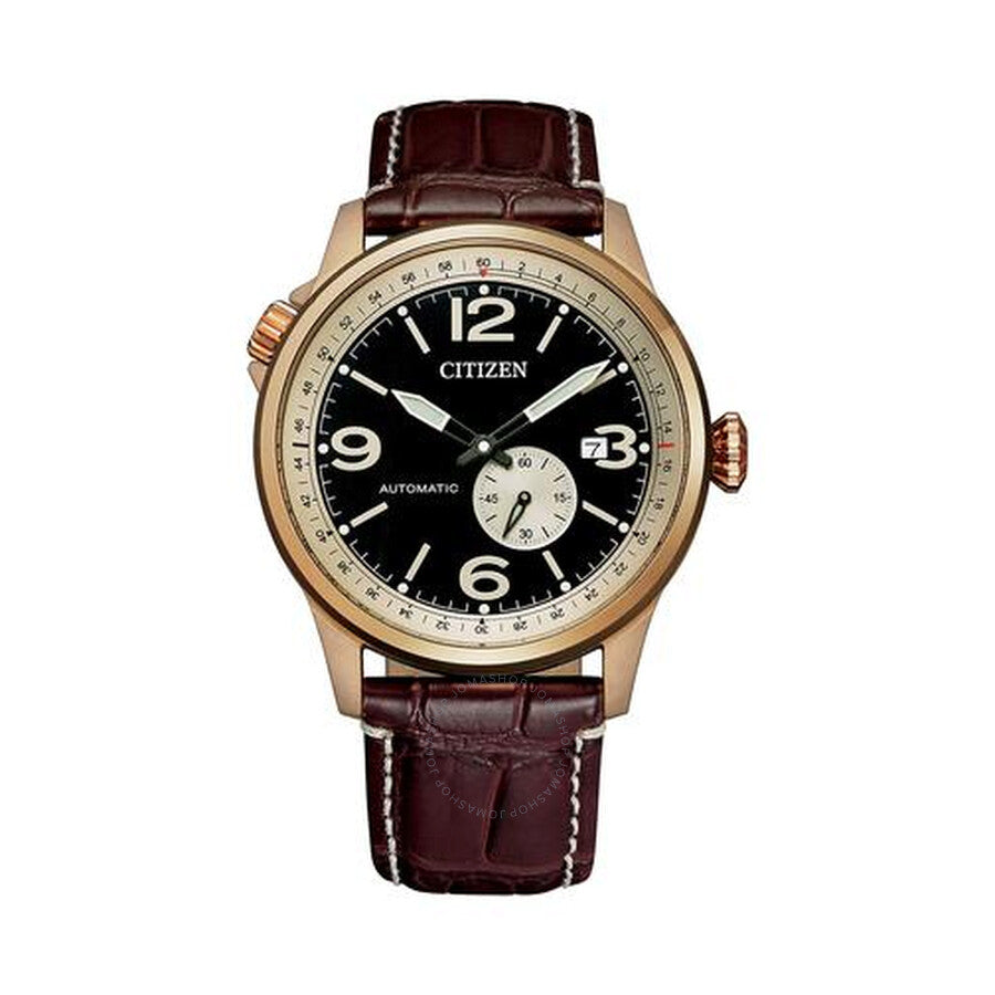 Citizen Mechanical Quartz Black Dial Men's Watch NJ0143-19E - Dawson Watches