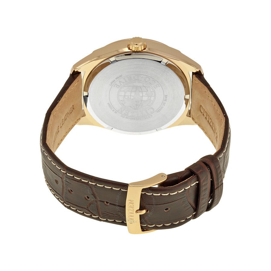 Citizen Men's Dress Eco-Drive Silver Dial Men's Watch AO9023-01A - Dawson Watches #3