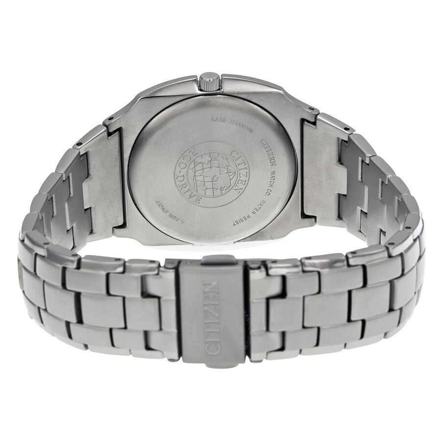 Citizen Men's Eco Drive Black Dial Titanium Watch BM6560-54H - Dawson Watches #3