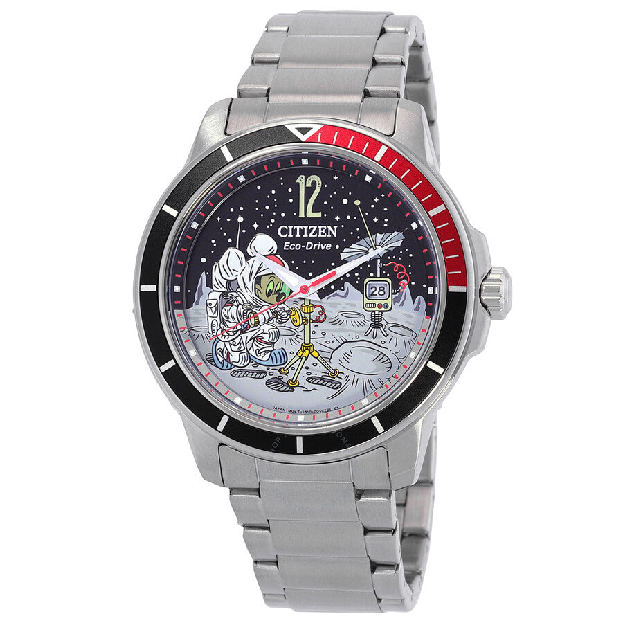 Citizen Mickey Astronaut Eco-Drive Men's Watch AW1709-54W - Dawson Watches