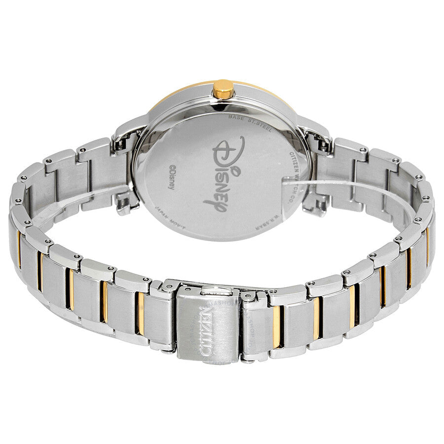 Citizen Mickey Mouse Eco-Drive Crystal Silver Dial Ladies Watch FE7044-52W - Dawson Watches #3