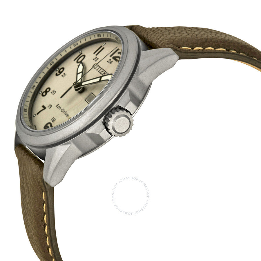 Citizen Military Eco-Drive Sandy Dial Men's Watch AW0040-19X - Dawson Watches #2