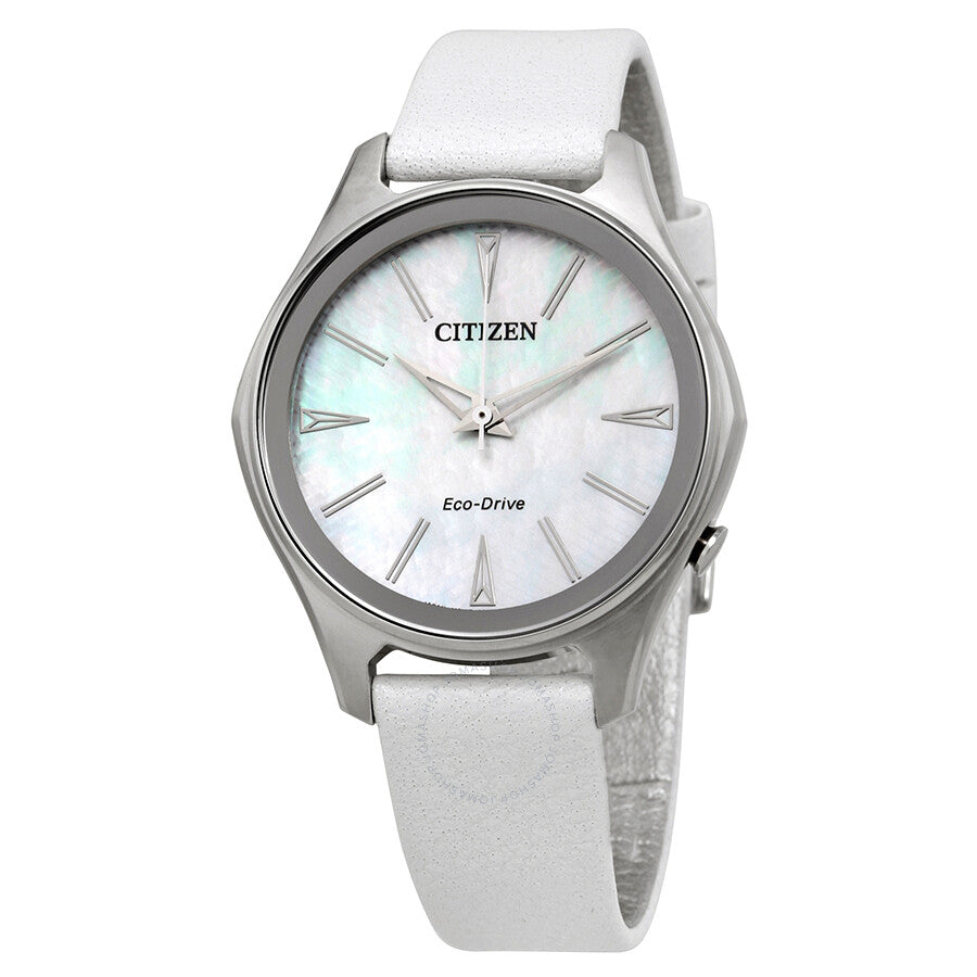 Citizen Modena Mother of Pearl Dial Ladies Watch EM0598-01D - Dawson Watches