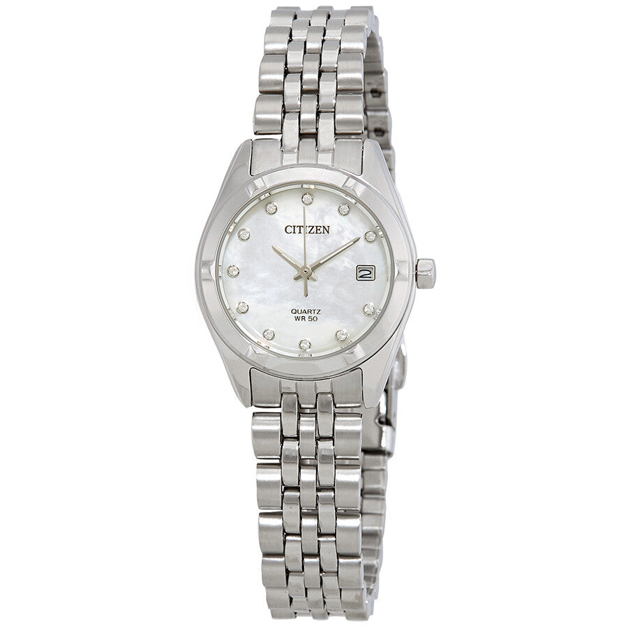 Citizen Mother of Pearl Dial Ladies Watch EU6050-59D - Dawson Watches