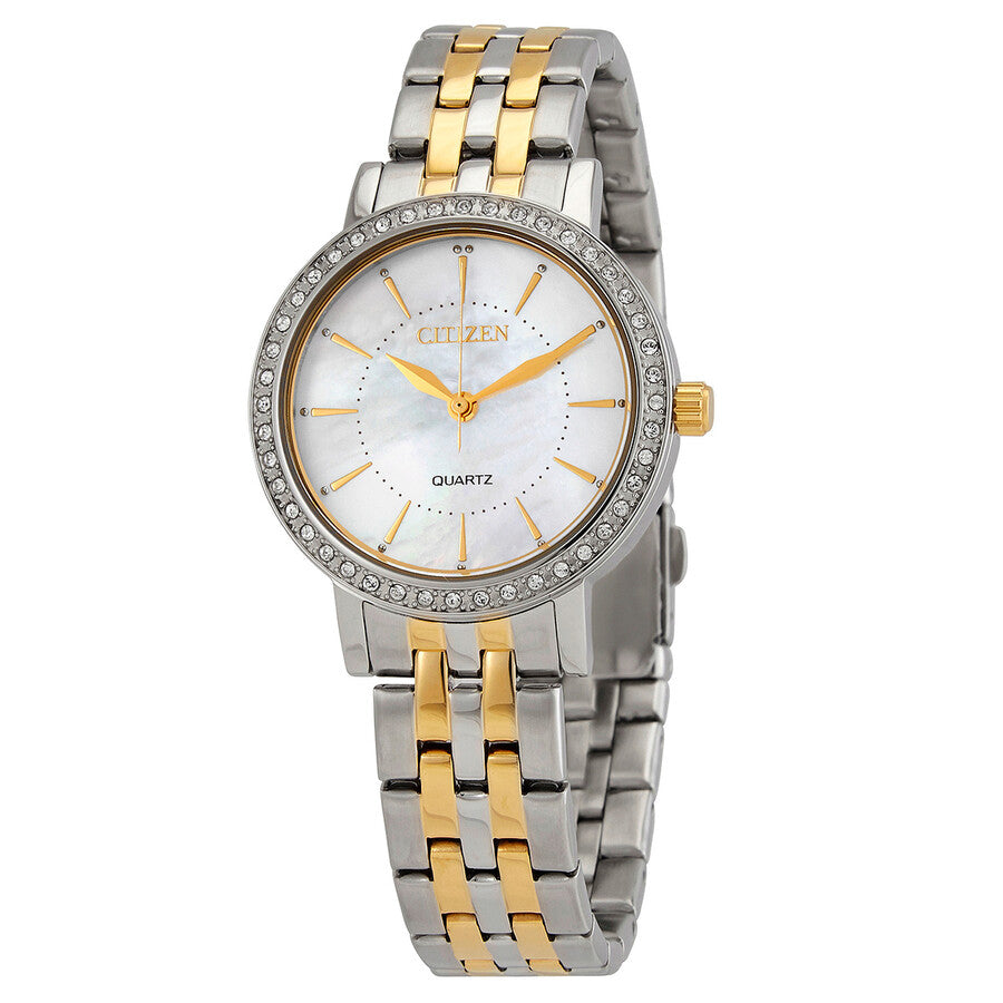 Citizen Mother of Pearl Dial Quartz Ladies Watch EL3044-89D - Dawson Watches