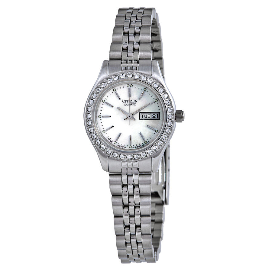 Citizen Mother of Pearl Dial Quartz Ladies Watch EQ0530-51D - Dawson Watches