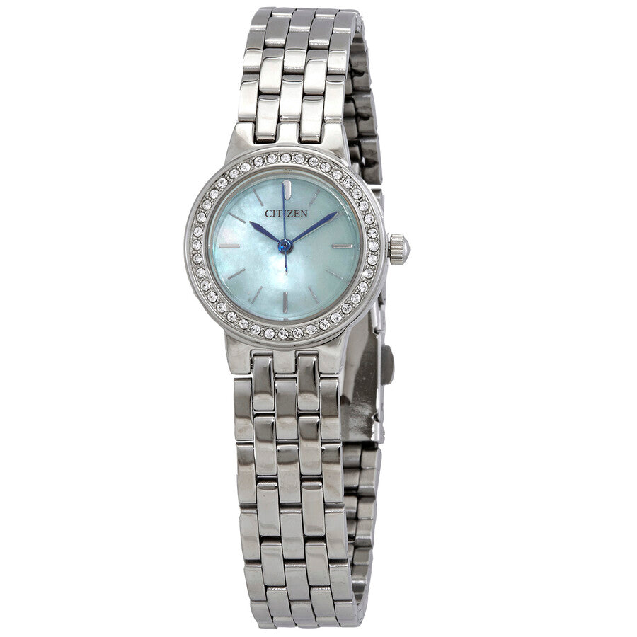 Citizen Mother of Pearl Dial Stainless Steel Ladies Watch EJ6100-51N - Dawson Watches