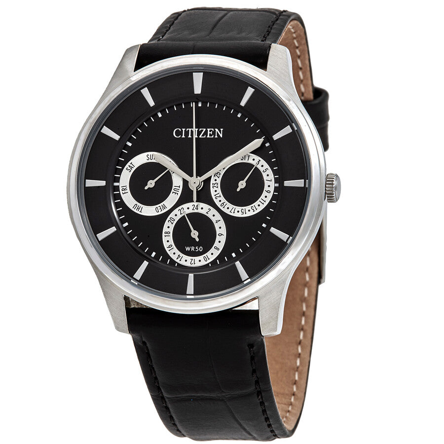 Citizen Multifunction Quartz Black Dial Men's Watch AG8351-01E - Dawson Watches