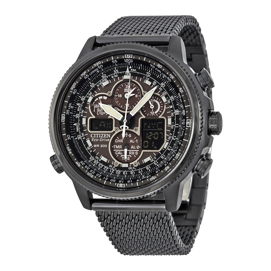 Citizen Navihawk A-T Eco-Drive Chronograph Men's Watch JY8037-50E - Dawson Watches