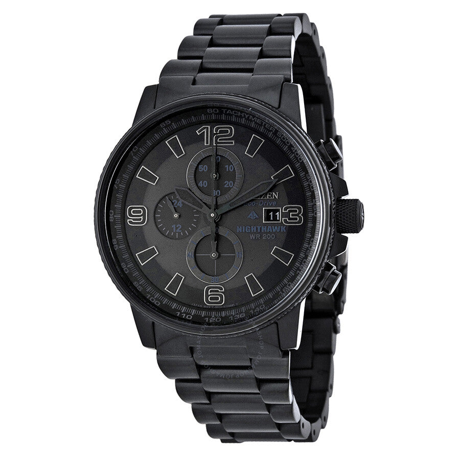 Citizen NightHawk EcoDrive Chronograph Men's Watch CA0295-58E - Dawson Watches
