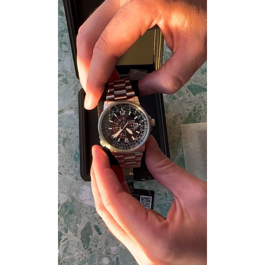 Citizen Nighthawk Eco-Drive Pilot Watch Men's Watch BJ7000-52E - Dawson Watches #5