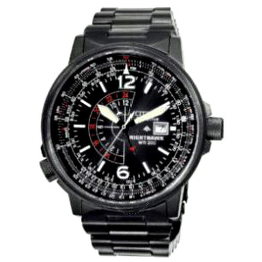 Citizen Nighthawk Eco-Drive Pilot Watch Men's Watch BJ7005-59E - Dawson Watches