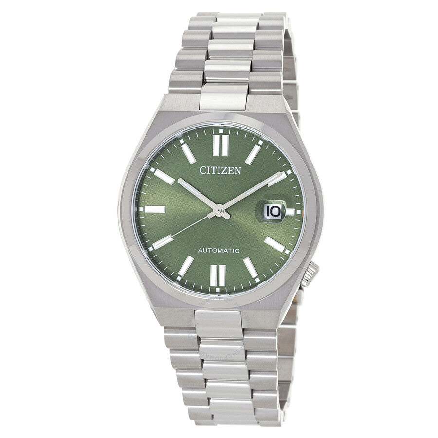 Citizen Tsuyosa Automatic Peaceful Green Dial Men's Watch NJ0158-89Z - Dawson Watches