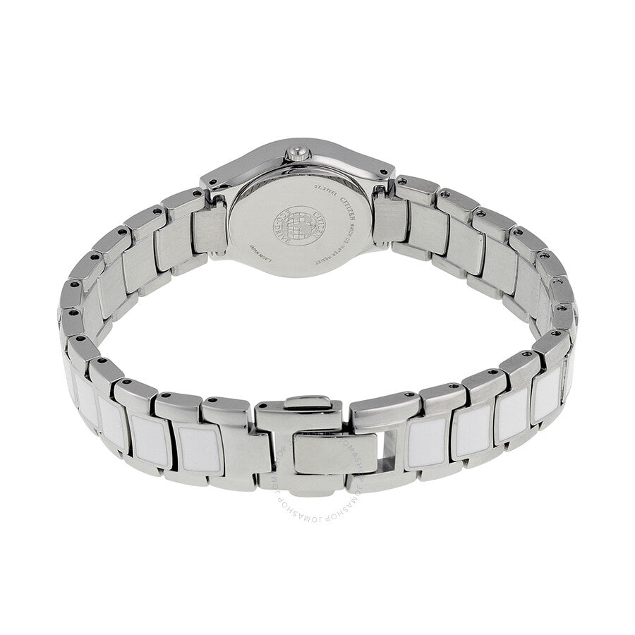 Citizen Normandie Mother of Pearl Dial Eco-Drive Ladies Watch EW9870-81D - Dawson Watches #3