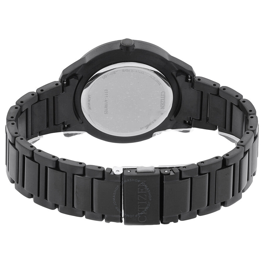 Citizen Pair Eco-Drive Black Dial Men's Watch BM7595-89E - Dawson Watches #3