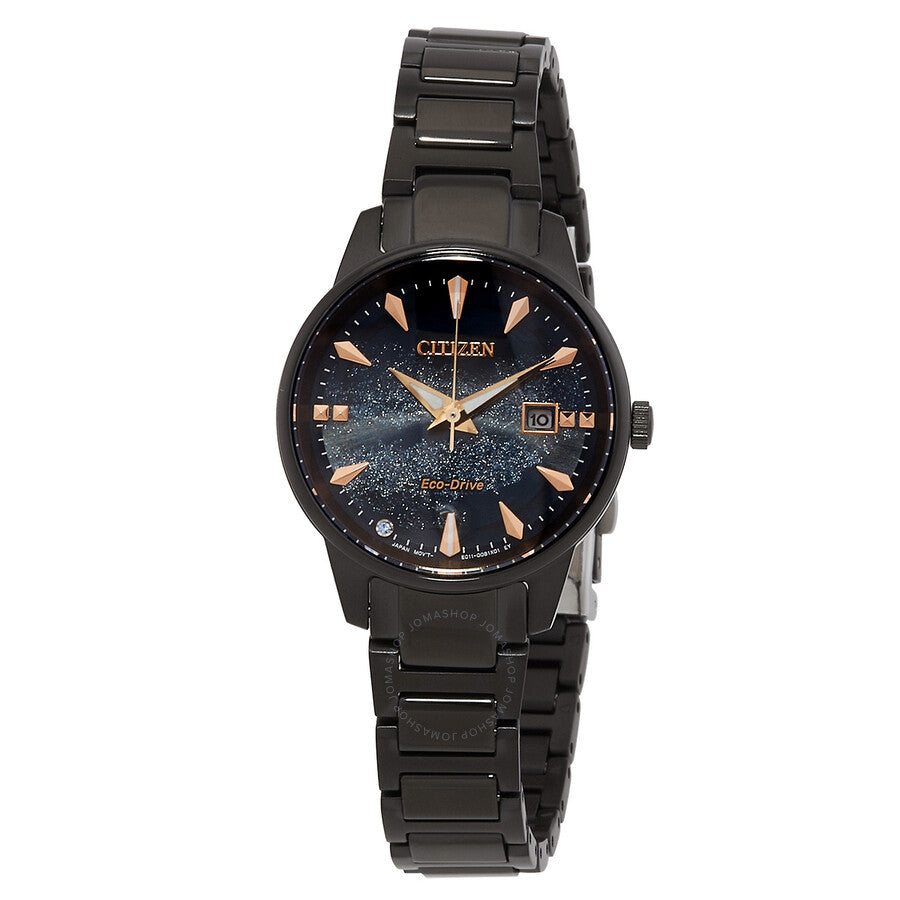 Citizen Pair Eco-Drive Blue Dial Ladies Watch EW2595-81L - Dawson Watches