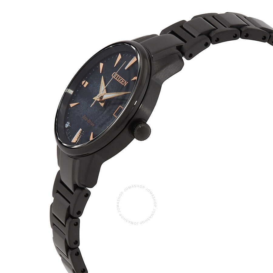 Citizen Pair Eco-Drive Blue Dial Ladies Watch EW2595-81L - Dawson Watches #2