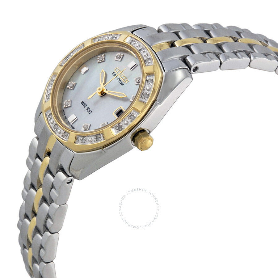 Citizen Paladion Mother of Pearl Dial Ladies Watch EW1594-55D - Dawson Watches #2