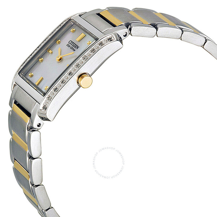 Citizen Palidoro Eco-Drive Diamond Mother of Pearl Dial Two-Tone Stainless Steel Ladies Watch EX1134-59D - Dawson Watches #2